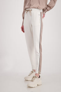 Monari Drawstring Pants with Side Stripe M407502