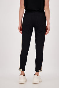 Monari Drawstring Pants with Side Stripe M407502