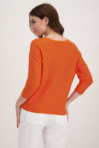 Monari V Neck Knitted Top M407597