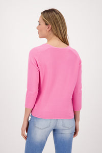 Monari V Neck Knitted Top M407597
