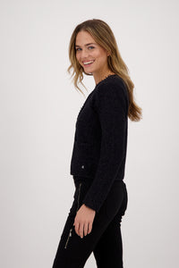 Monari Lurex Jacket/Cardigan M407640