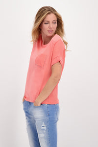 Monari T Shirt with Pocket Trims M407698