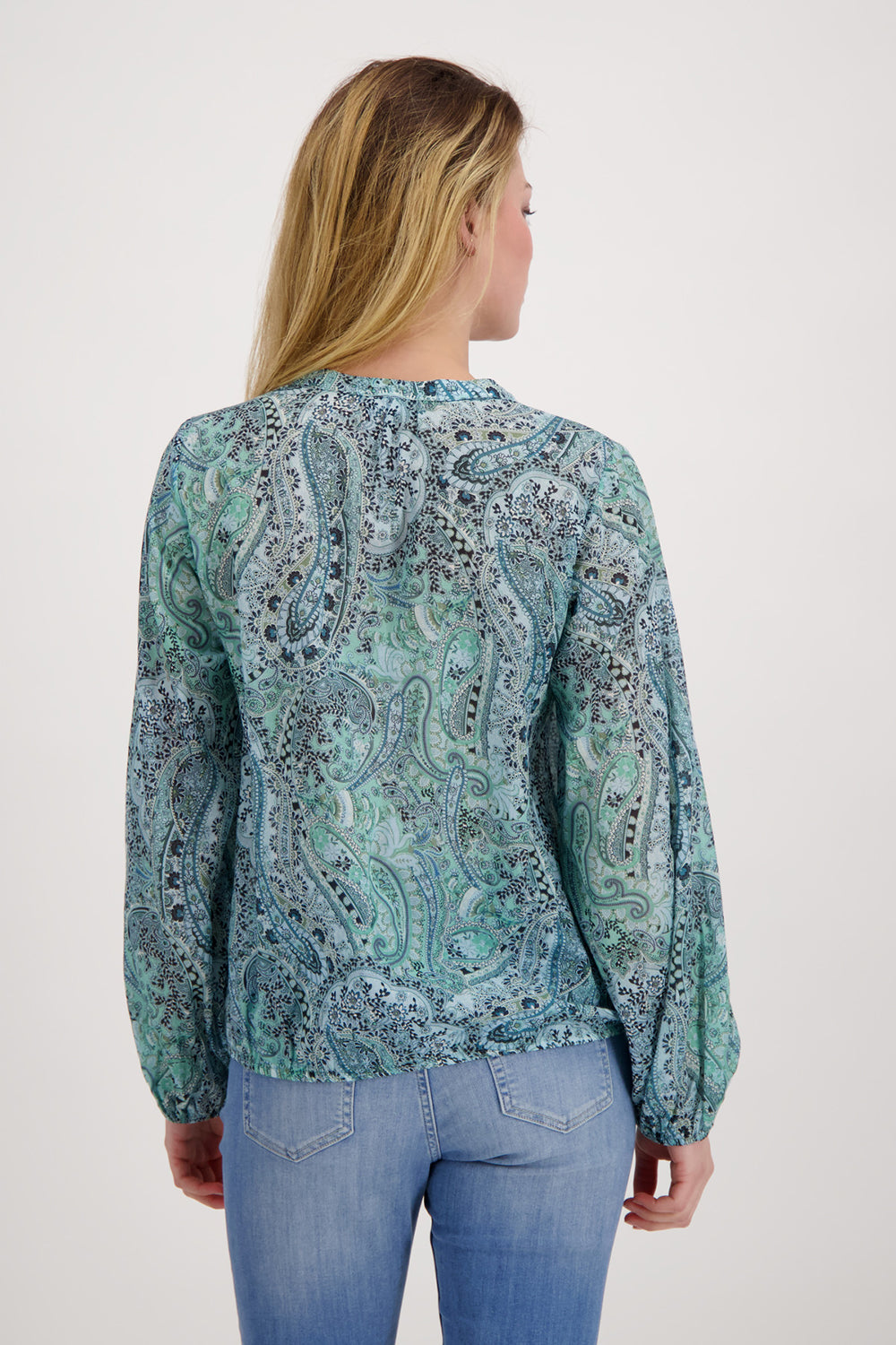 Monari Printed Paisley Top M407766