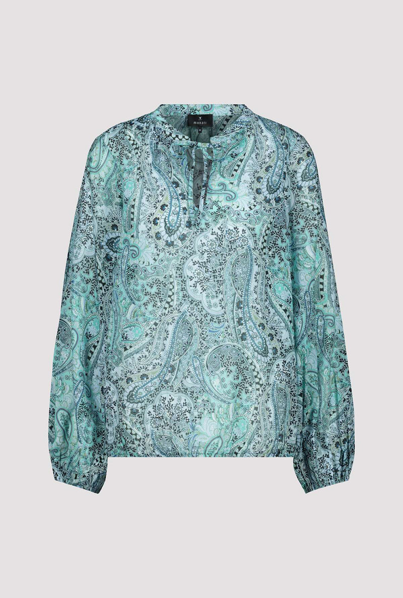 Monari Printed Paisley Top M407766