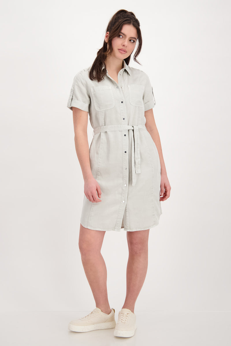 Monari Linen Dress With Collar M407818