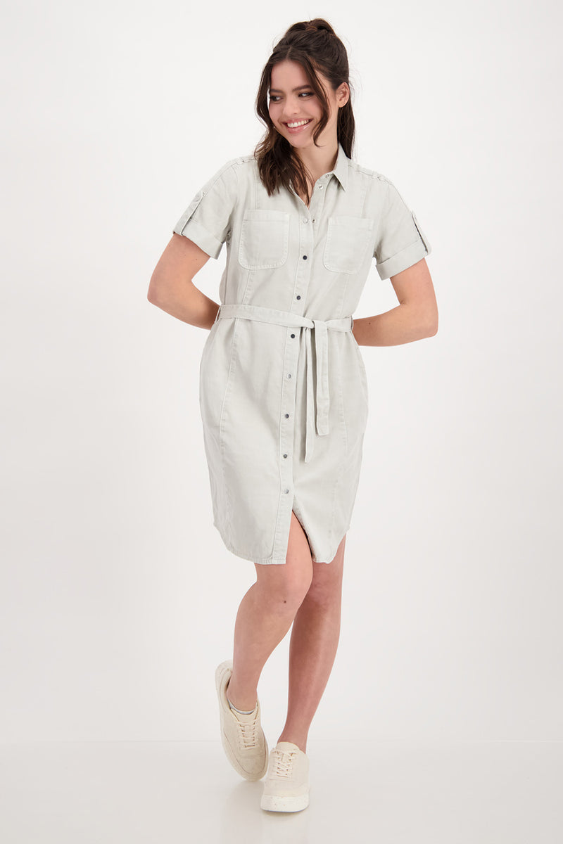 Monari Linen Dress With Collar M407818