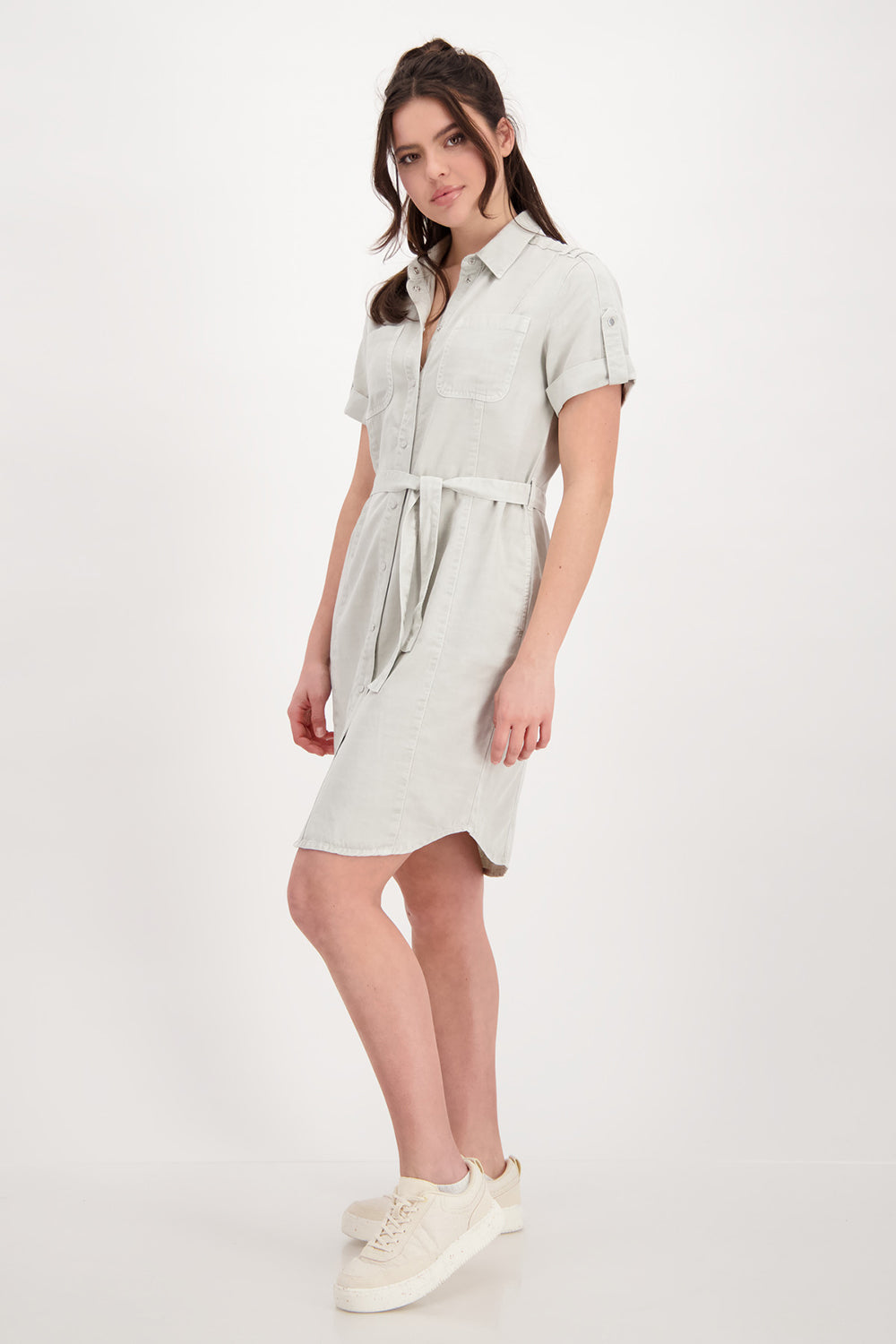 Monari Linen Dress With Collar M407818