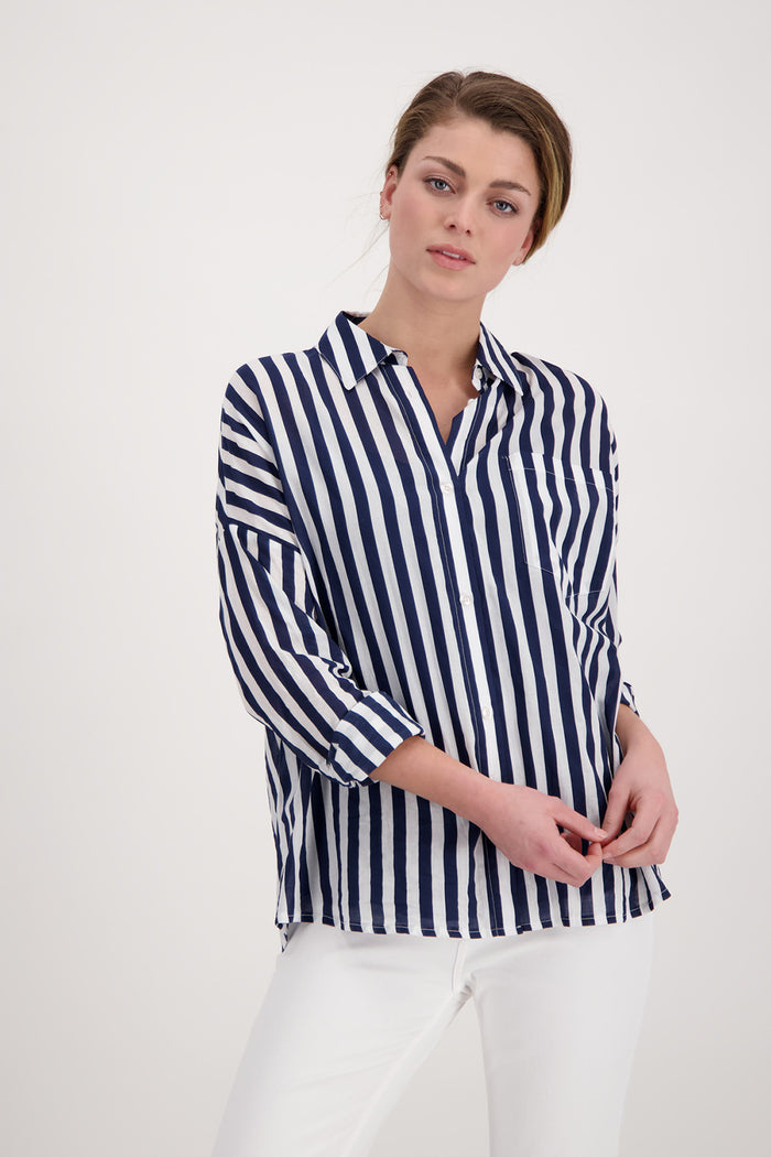 Monari Long Sl Striped Shirt M407871