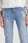 Monari Jeans with Distressing M407973