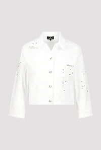 Monari Embellished Denim Jacket M407984