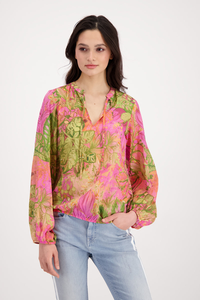 Monari Paisley Printed Top M407988