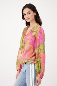 Monari Paisley Printed Top M407988