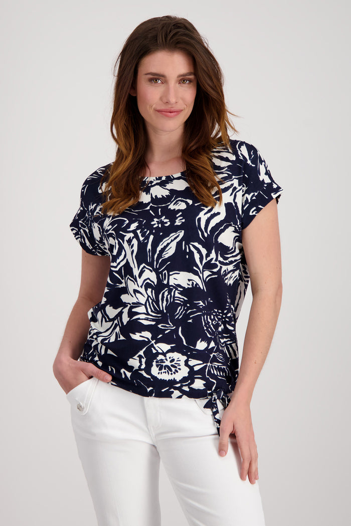 Monari Floral Printed Top M407997