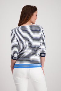 Monari Striped Knit M408006