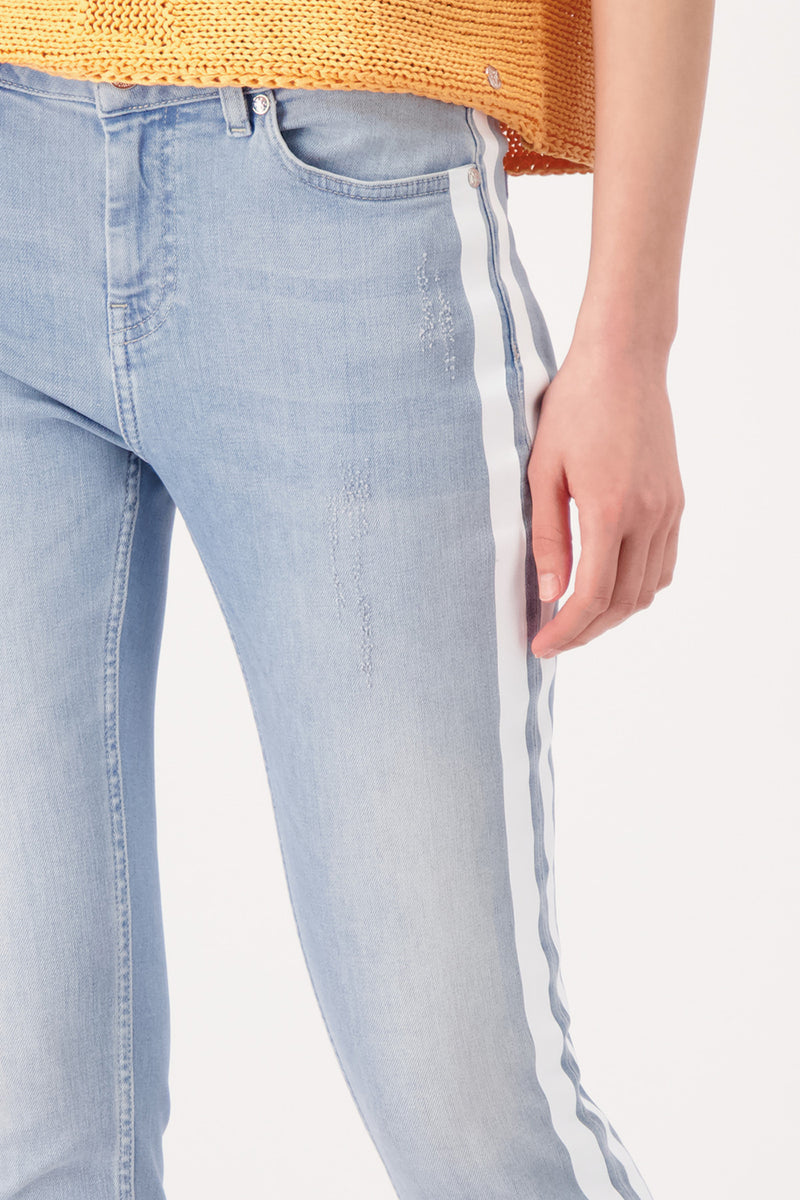Monari Jeans with Subtle Stripe M408031