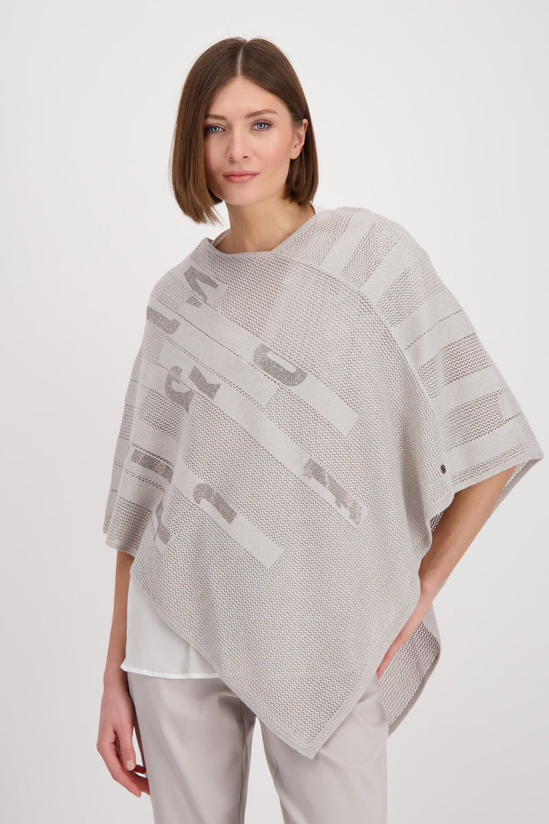 Monari Pullover Poncho Lurex M408075