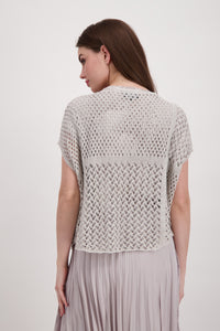 Monari Pullover Poncho Ajour M408091