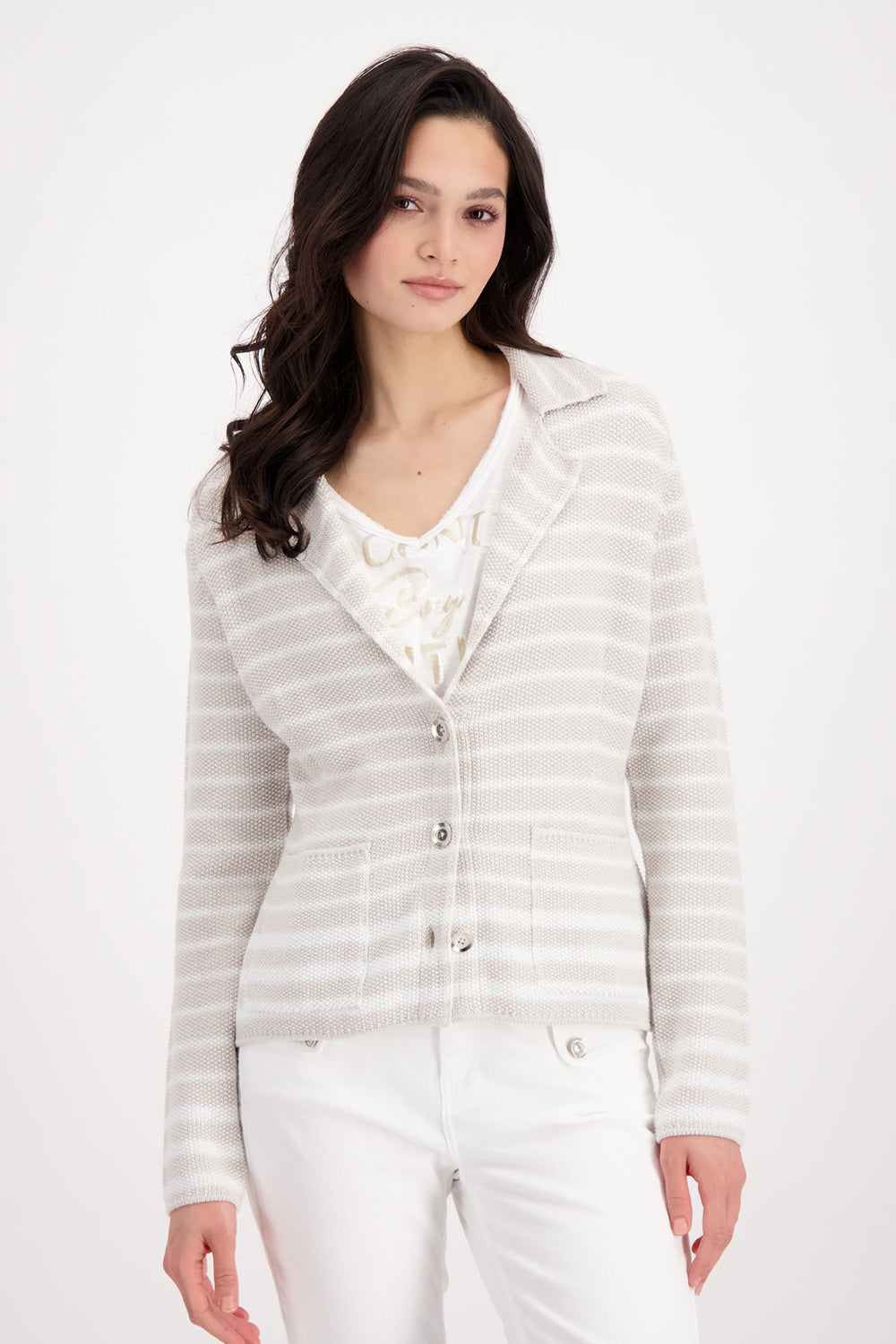 Monari Striped Jacket M408103