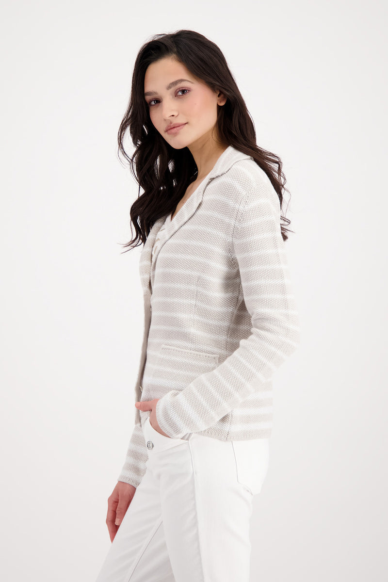 Monari Striped Jacket M408103