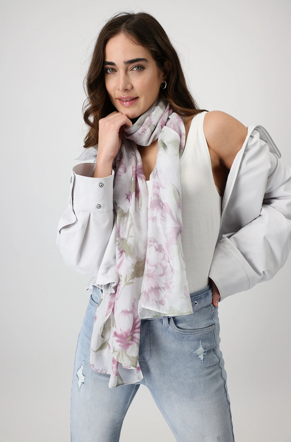 Monari Flower Scarf 408227