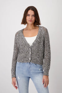 Monari Knitted Lurex Cardigan 408303