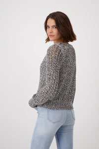 Monari Knitted Lurex Cardigan 408303