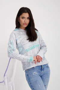 Monari Knitted Hooded Pullover 408331