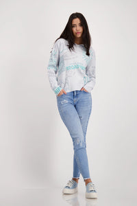 Monari Knitted Hooded Pullover 408331