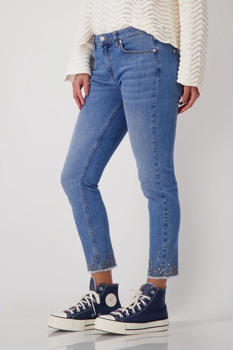 Monari Trendy Jeans with Embellishment 408393