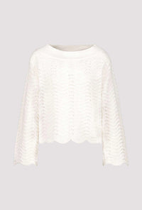 Monari Knitted Jumper with Wide Sleeves 408431