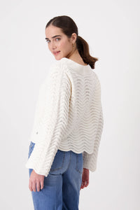Monari Knitted Jumper with Wide Sleeves 408431