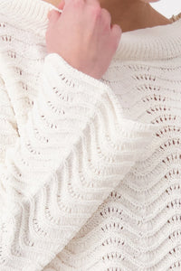 Monari Knitted Jumper with Wide Sleeves 408431