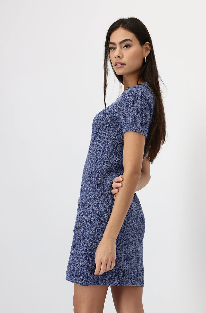 Monari Round Neck Knit Dress 408483