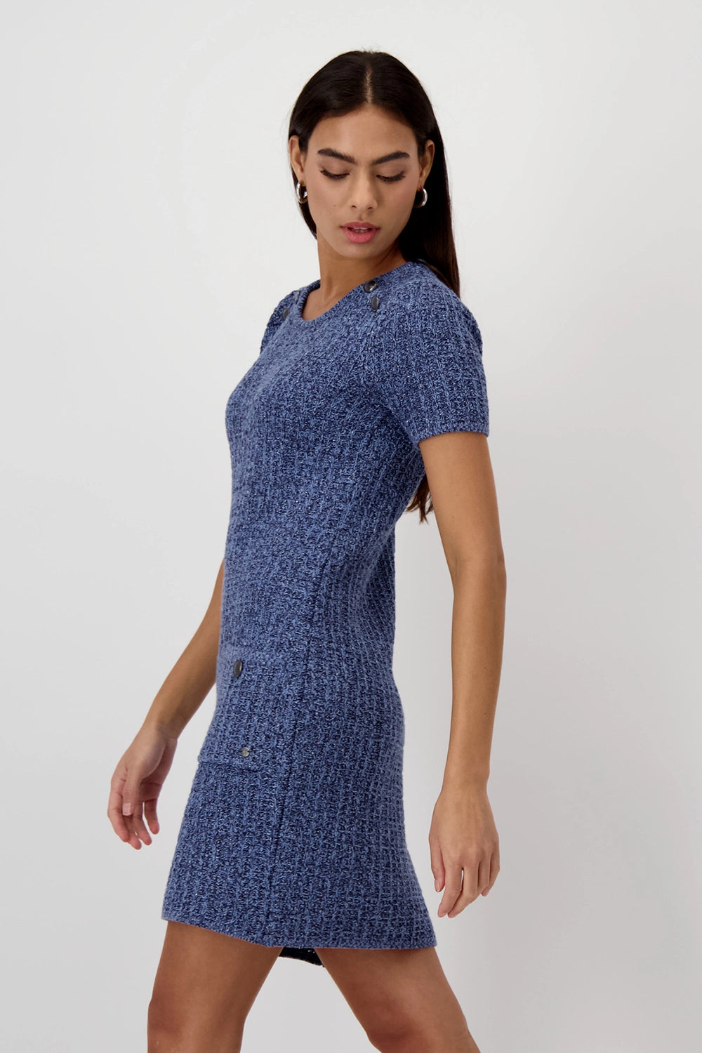 Monari Round Neck Knit Dress 408483