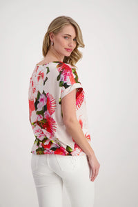 Monari Viscose Printed T Shirt 408539