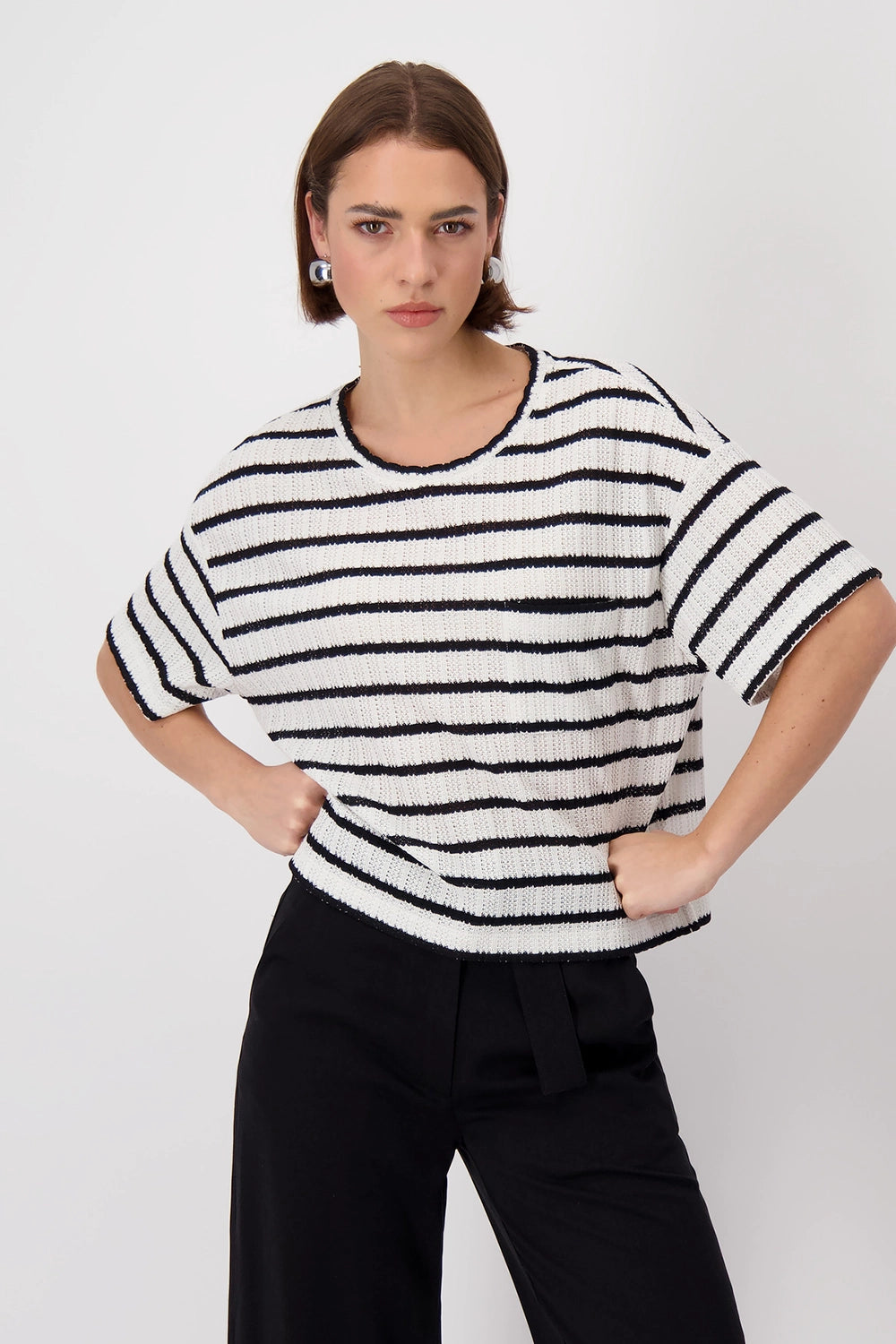 Monari Stripe T-Shirt M408598