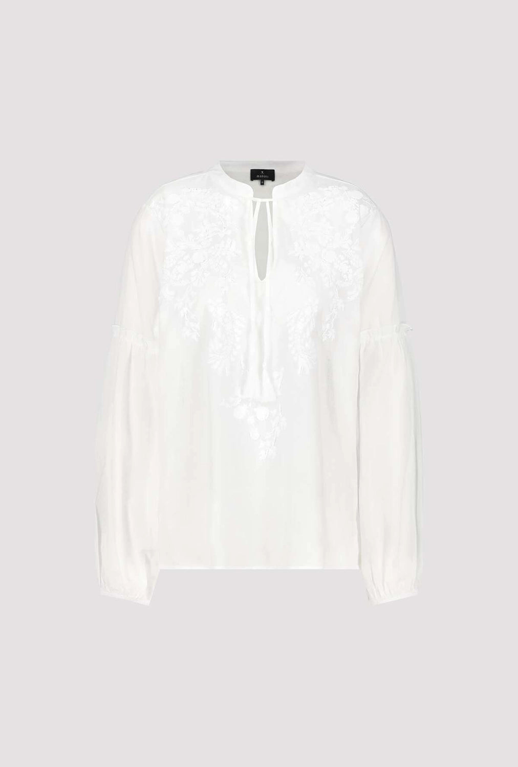 Monari Printed Blouse in White M408643