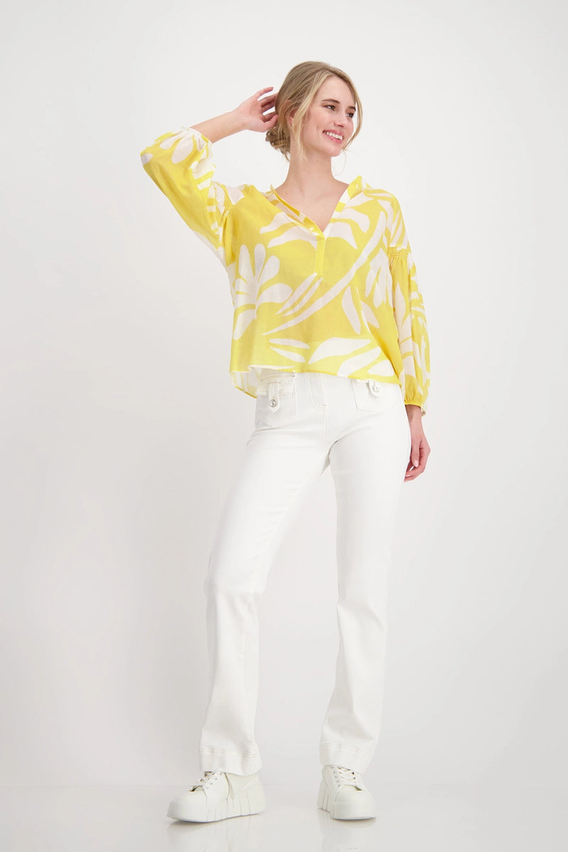 Monari Two-Tone Blouse M408659