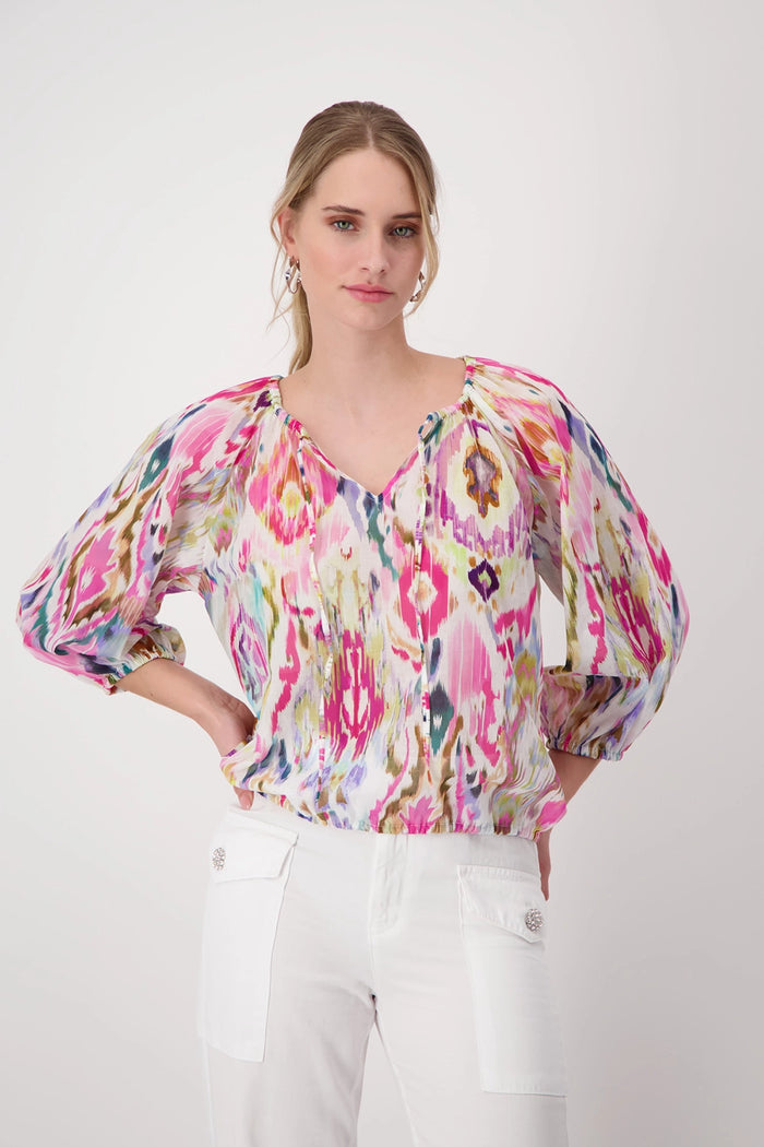 Monari Printed Blouse M408714