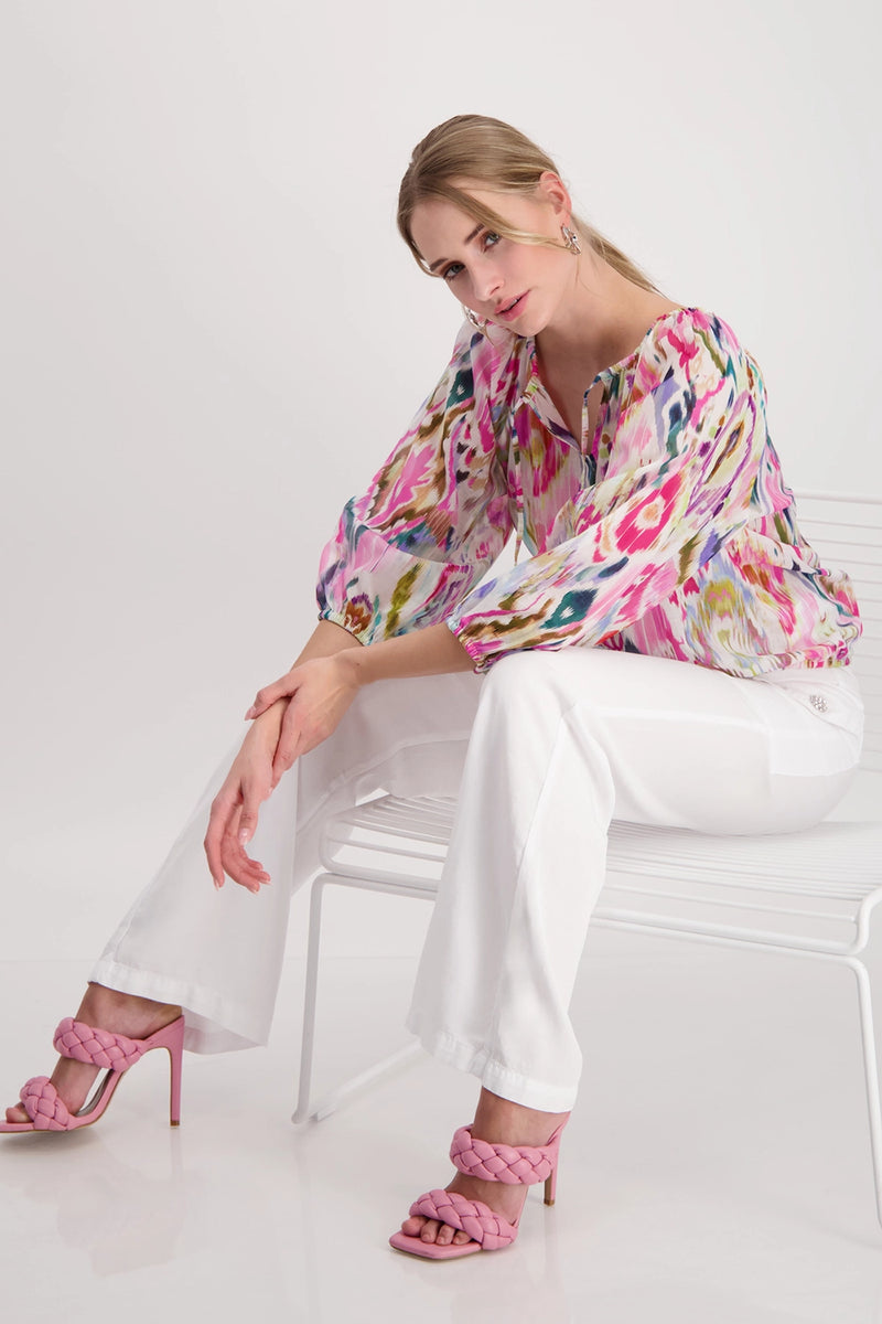 Monari Printed Blouse M408714