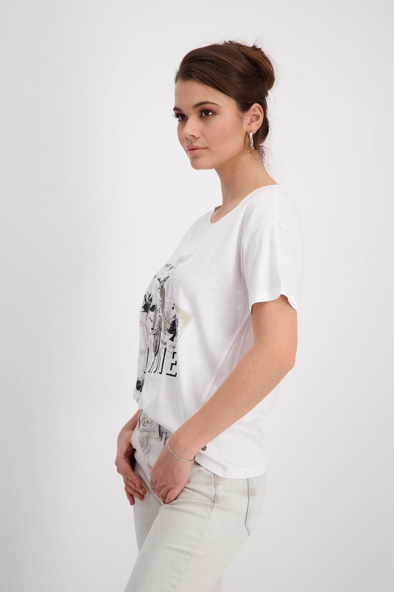 Monari Round Neck T-Shirt M408745