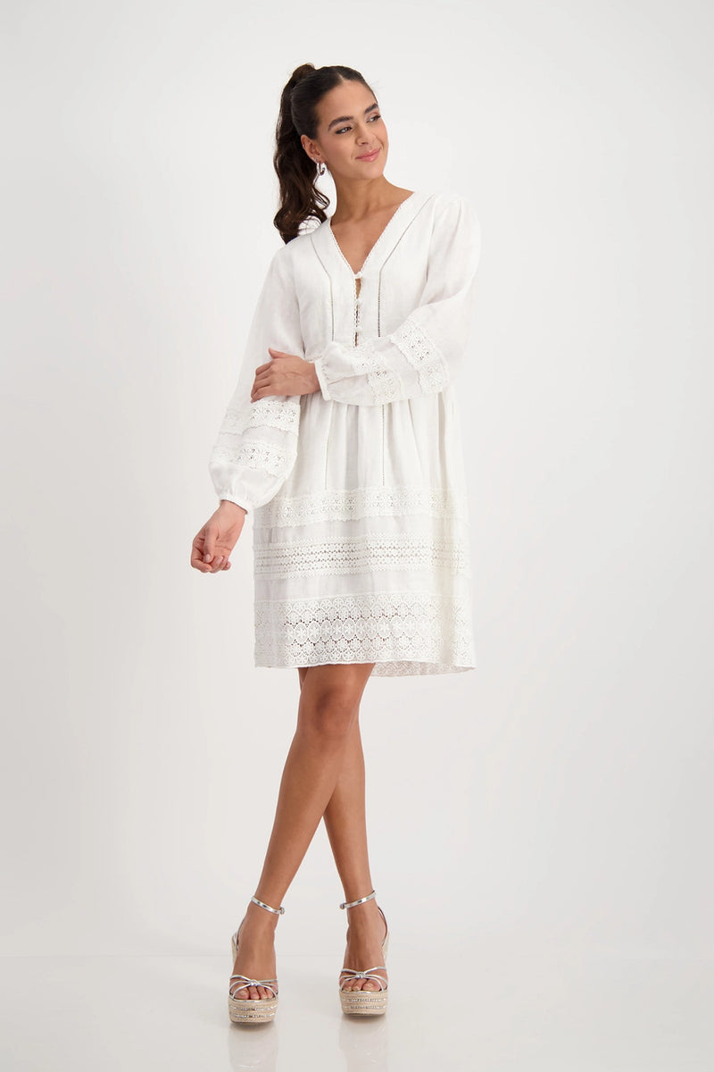 Monari Linen Midi Dress  M408746