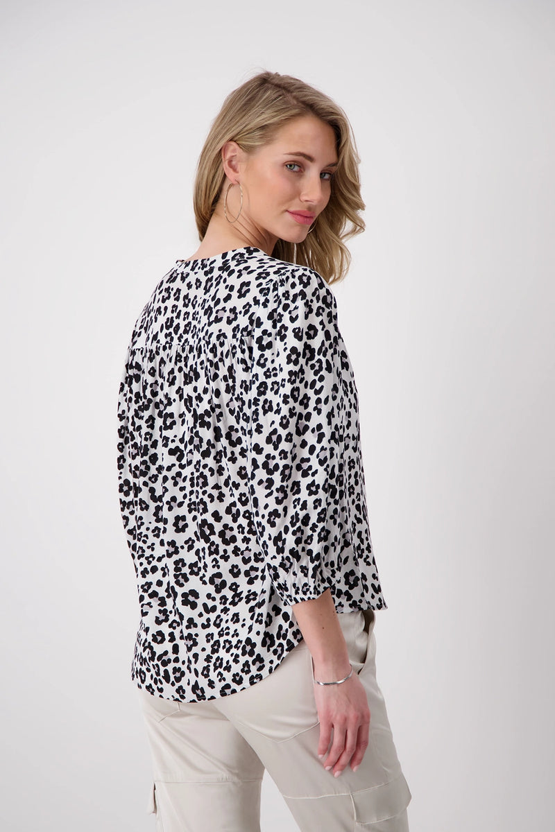 Monari Leopard Print Blouse M408841