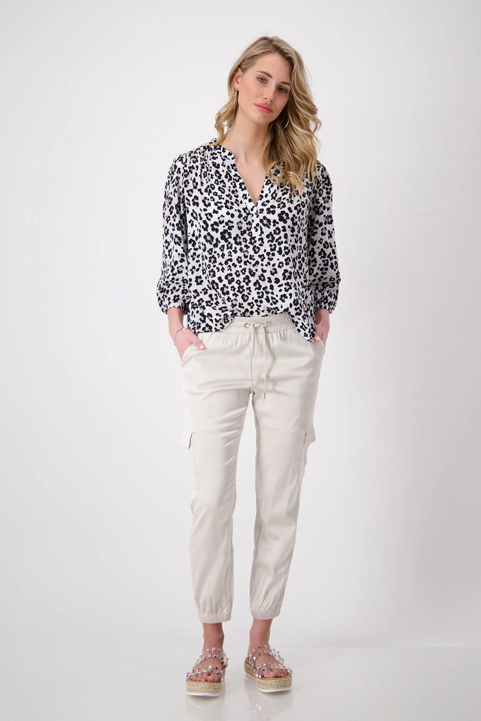 Monari Leopard Print Blouse M408841