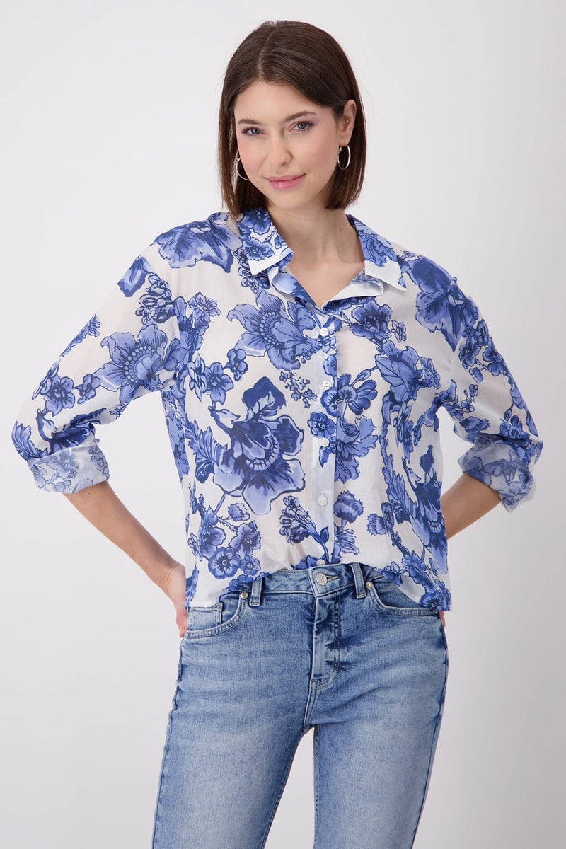 Monari Printed Blouse M408861