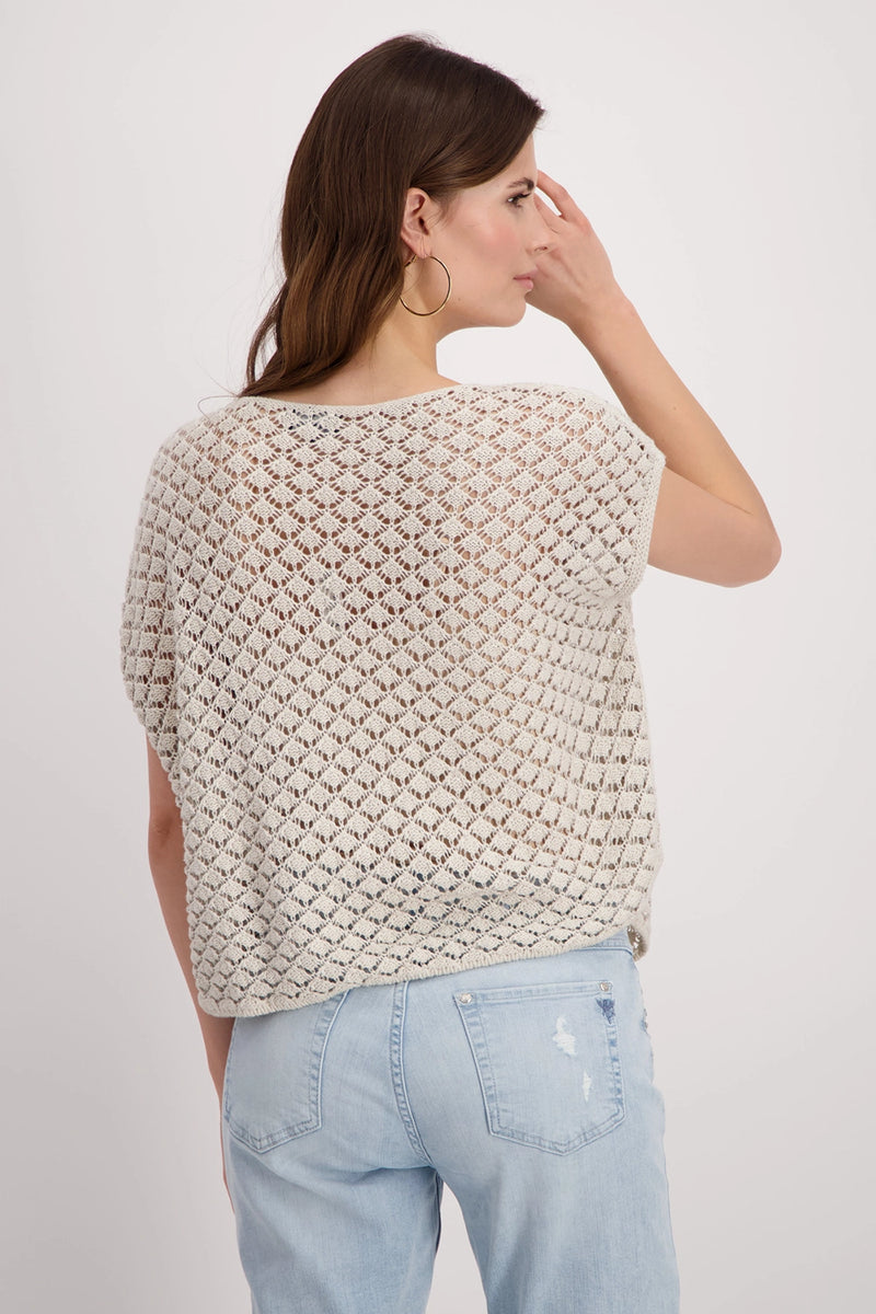 Monari Ajour Sweater in Light Sand M408902