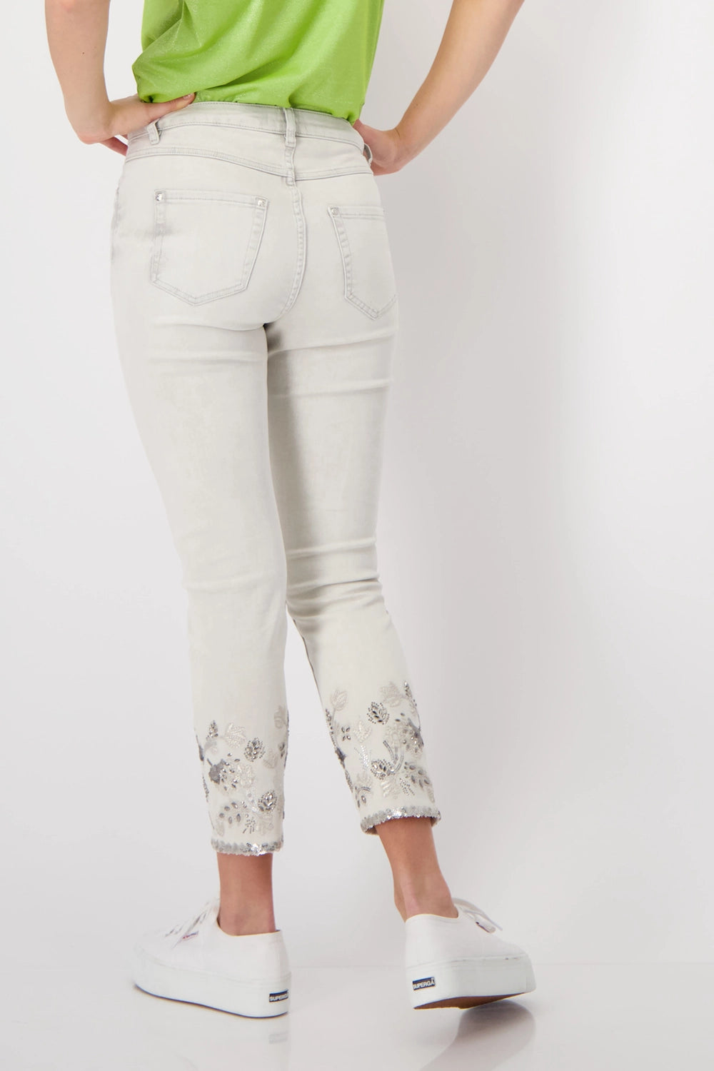 Monari Embroidered Jeans M408957