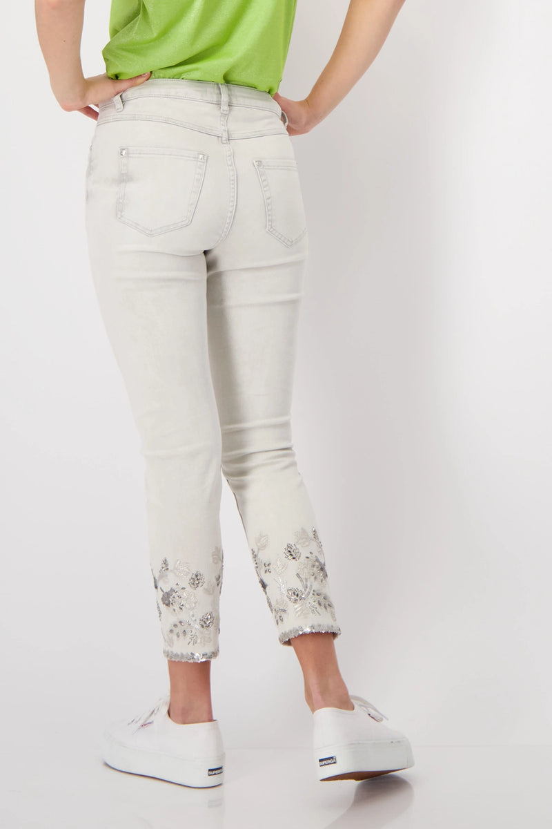 Monari Embroidered Jeans M408957