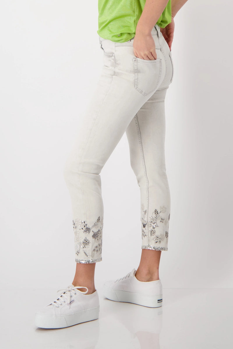 Monari Embroidered Jeans M408957