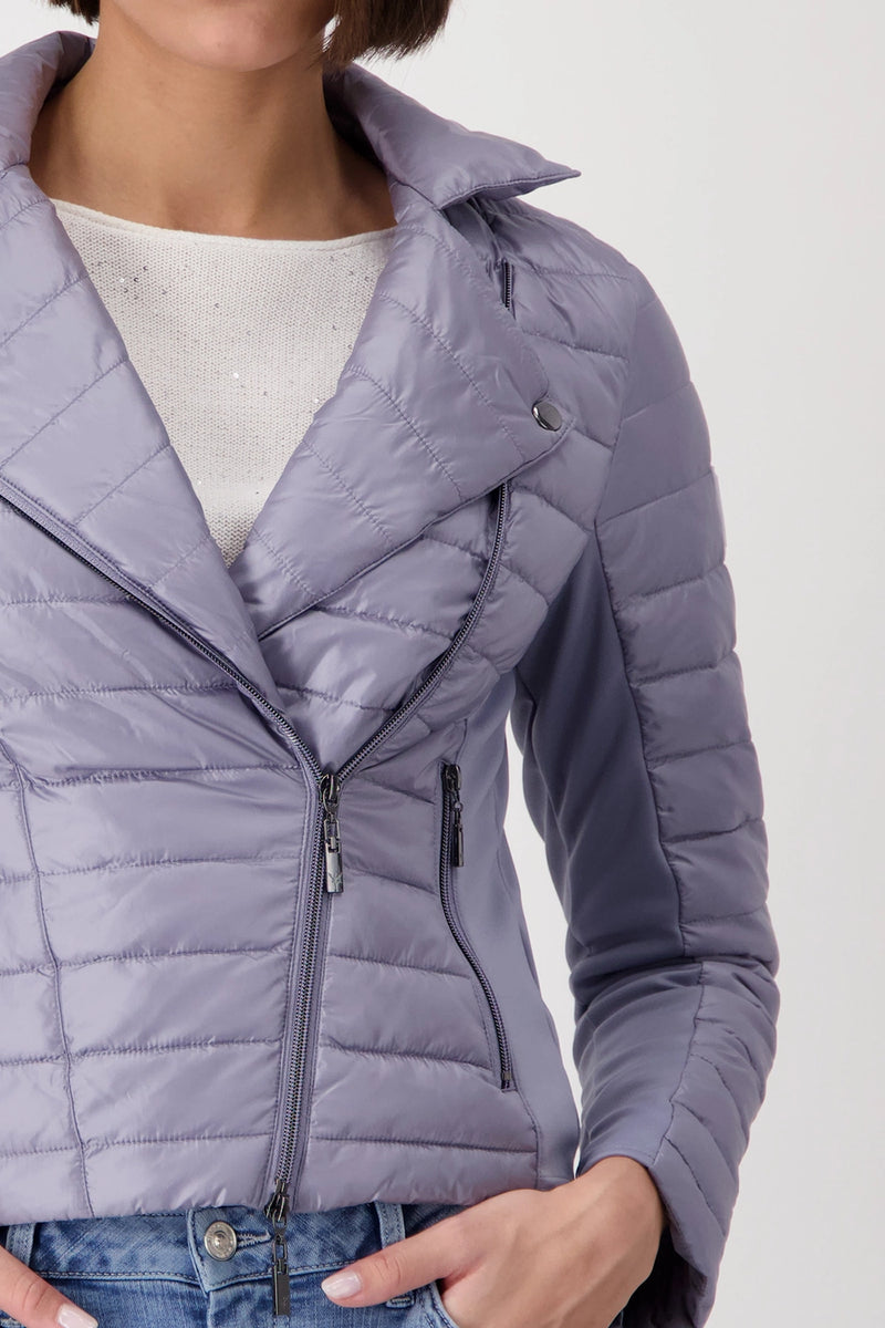 Monari Quilted jacket with Lapel Collar 409036